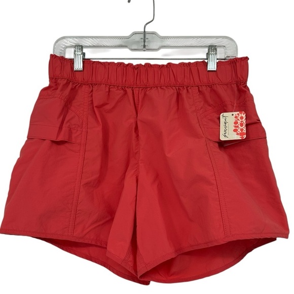 NEW Free People In The Wild Short - Women's in Cayenne Pink red Size small - Picture 2 of 6